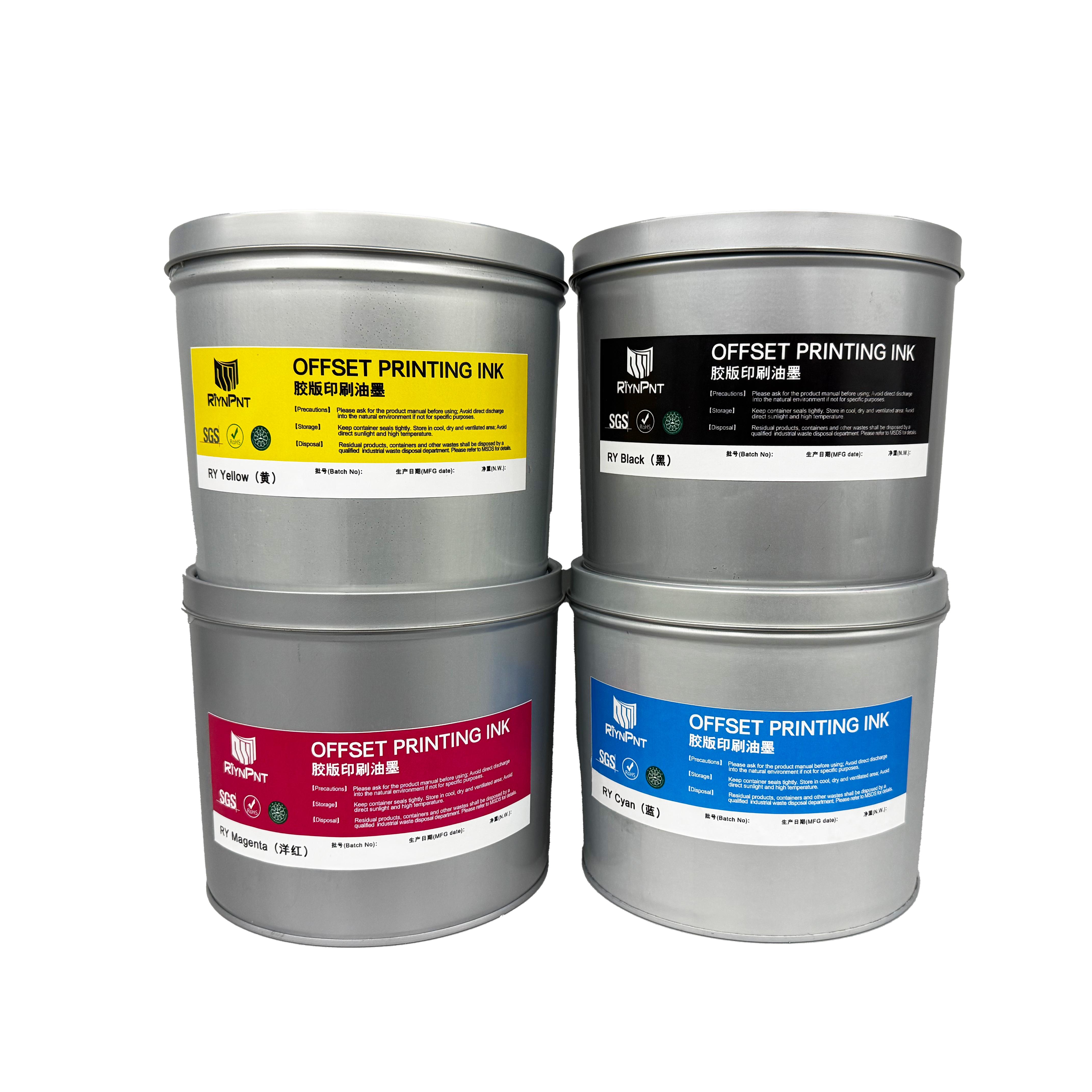 Wed Offset Ink Weight 2.5kg Per Can